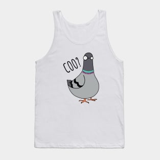 Coo? Cute Cartoon Pigeon Tank Top